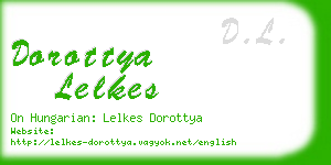 dorottya lelkes business card